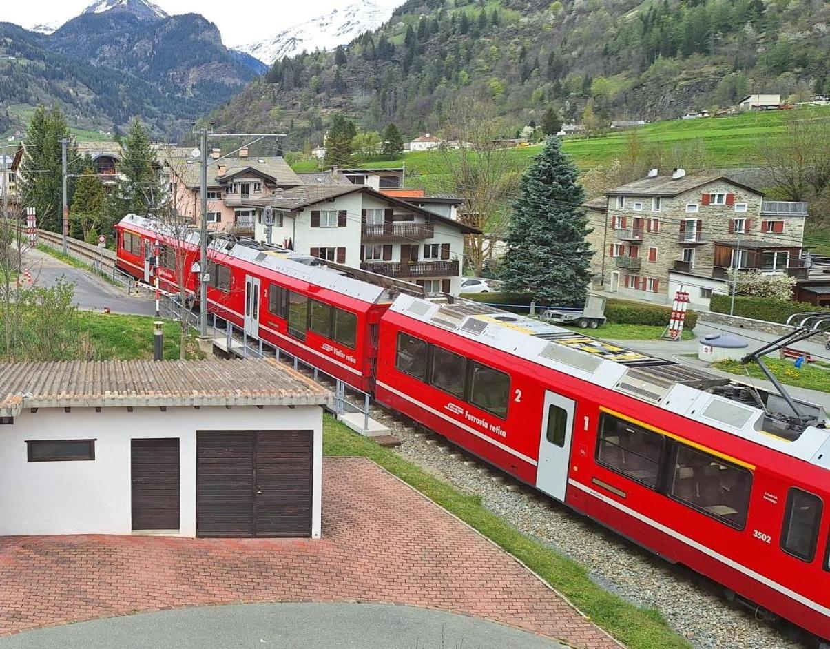 Ferienwohnung Mansarda Sant'Antonio Poschiavo Exterior foto